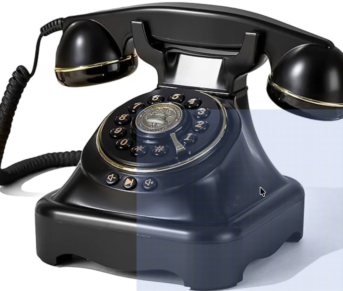 Téléphone Vintage Noir